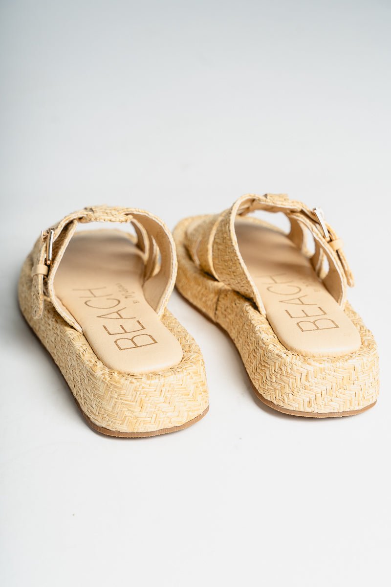 Ciao slip on sandal natural