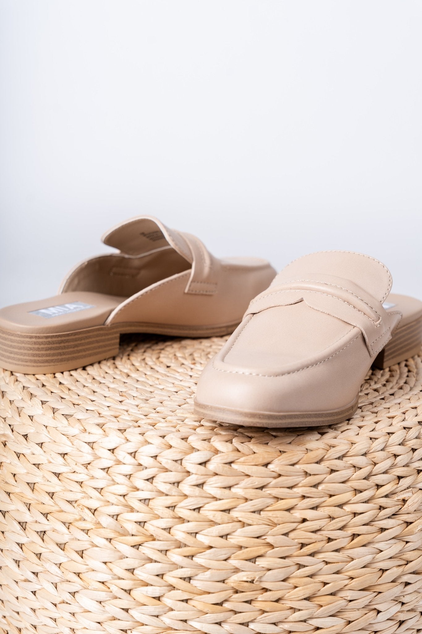Milia mule loafer beige