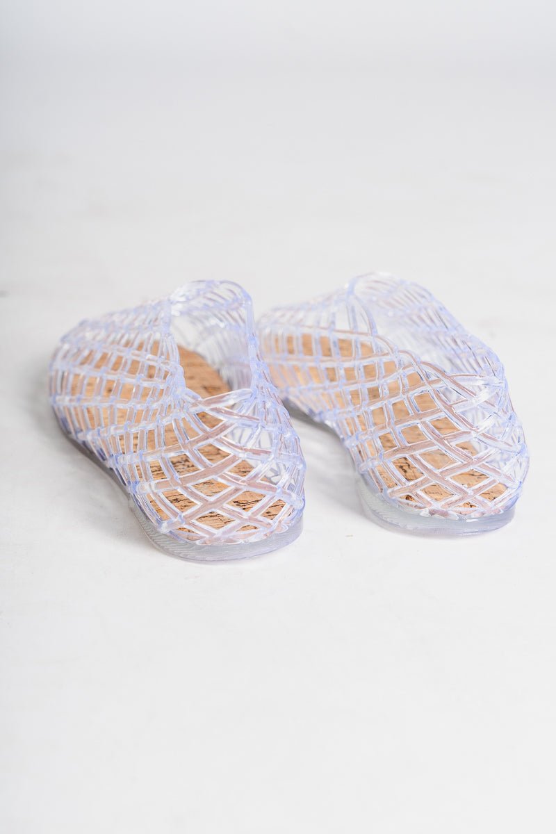 Marlow jelly sandals clear