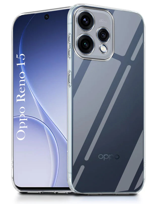 SilicaClear Transparent Silicone Case for Oppo Reno 15 — Goodsys