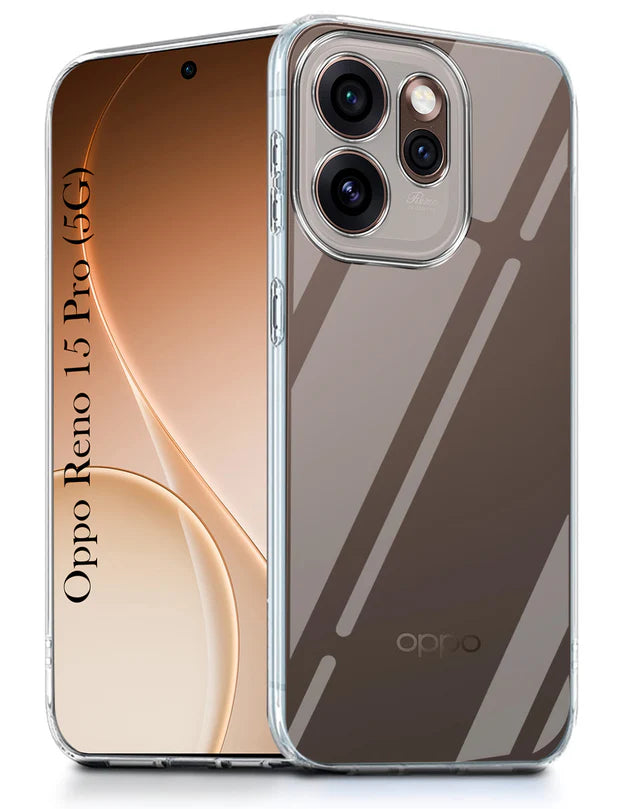 SilicaClear Transparent Silicone Case for Oppo Reno 15 Pro — Goodsys