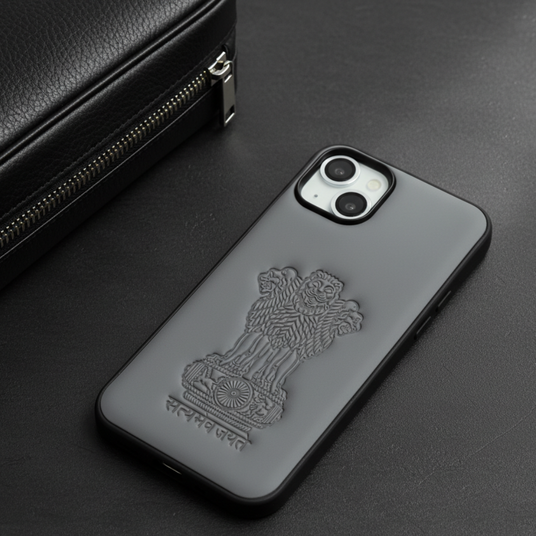 Ashoka Grey Leather Case for Apple Iphone 13 — TechGuard