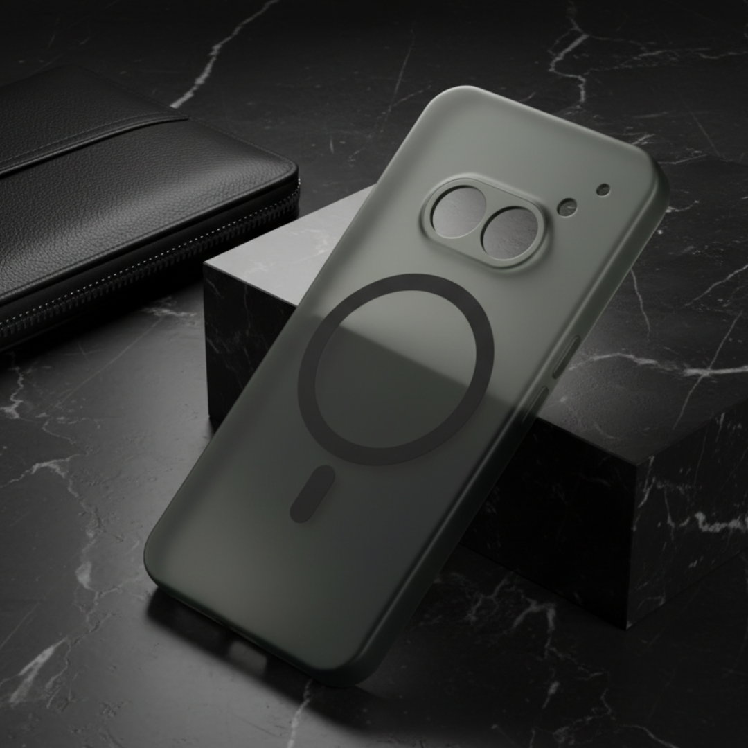 Black Paper Camera Protection Matte Magsafe Case for Nothing Phone 2a — Goodsys