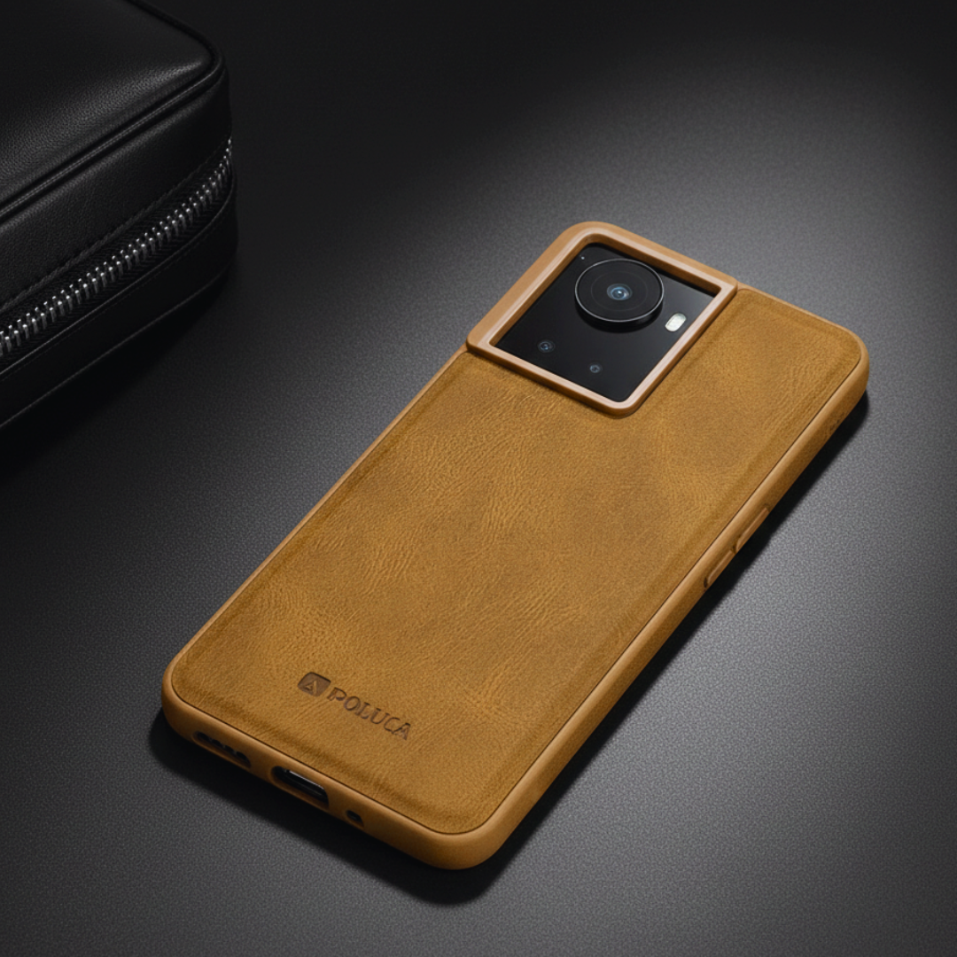 Brown Standard Leather Case for Oneplus 10r — Goodsys