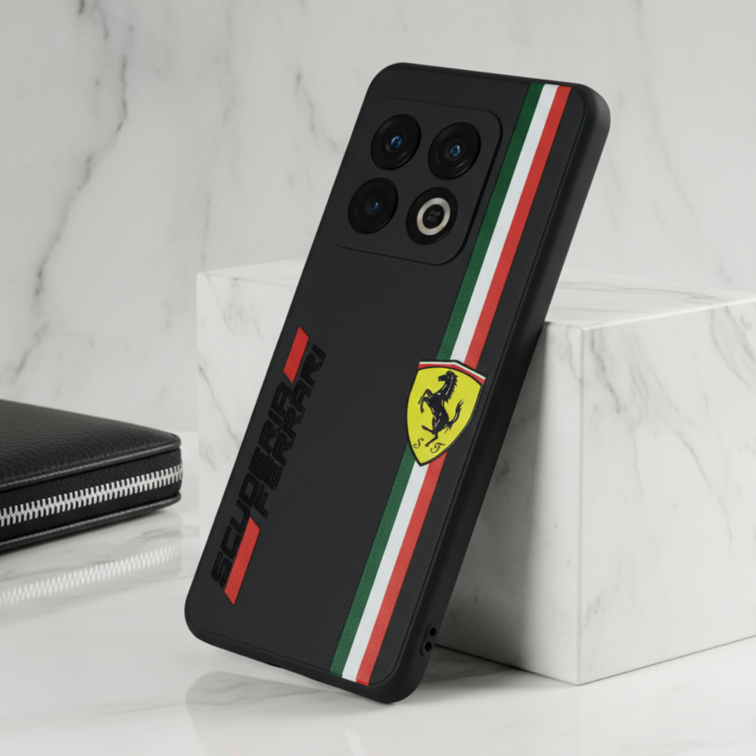 Black SCUFERRA Embossed Silicone case for Oneplus Nord Ce — Goodsys