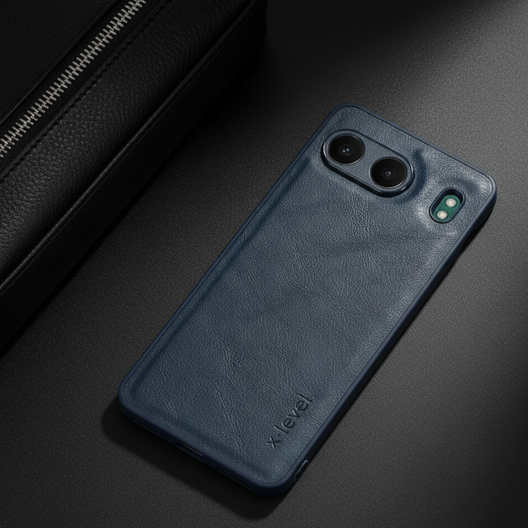 X-LEVEL Blue Leather Case for  Oneplus Nord 4 — TechGuard