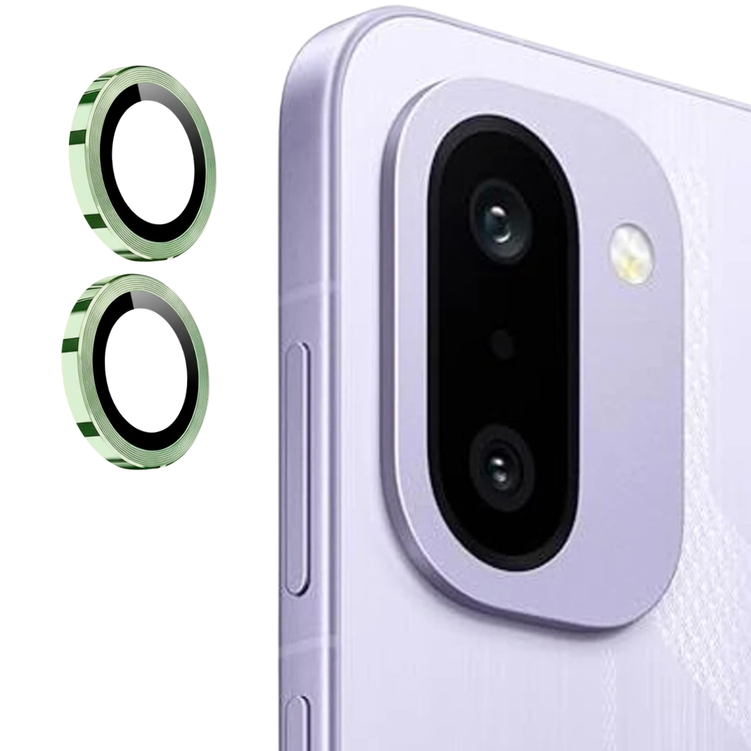 Light Green Metallic camera ring lens guard for Oneplus 15r — TechGuard