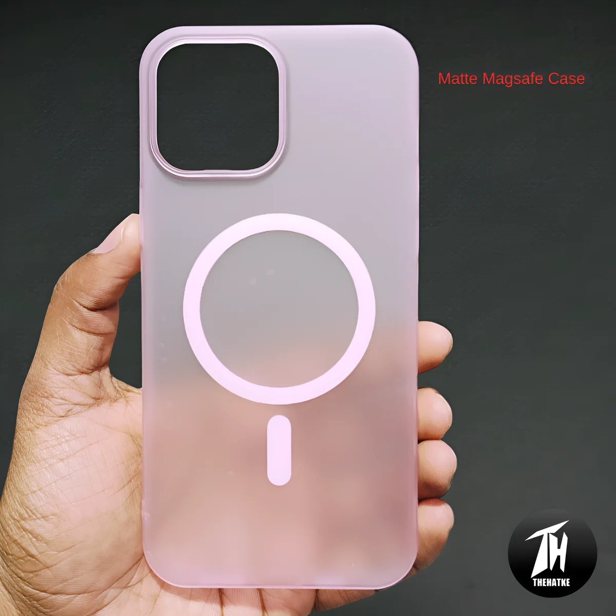 Pink Paper Matte Magsafe Case for Apple Iphone 16 Pro — Goodsys