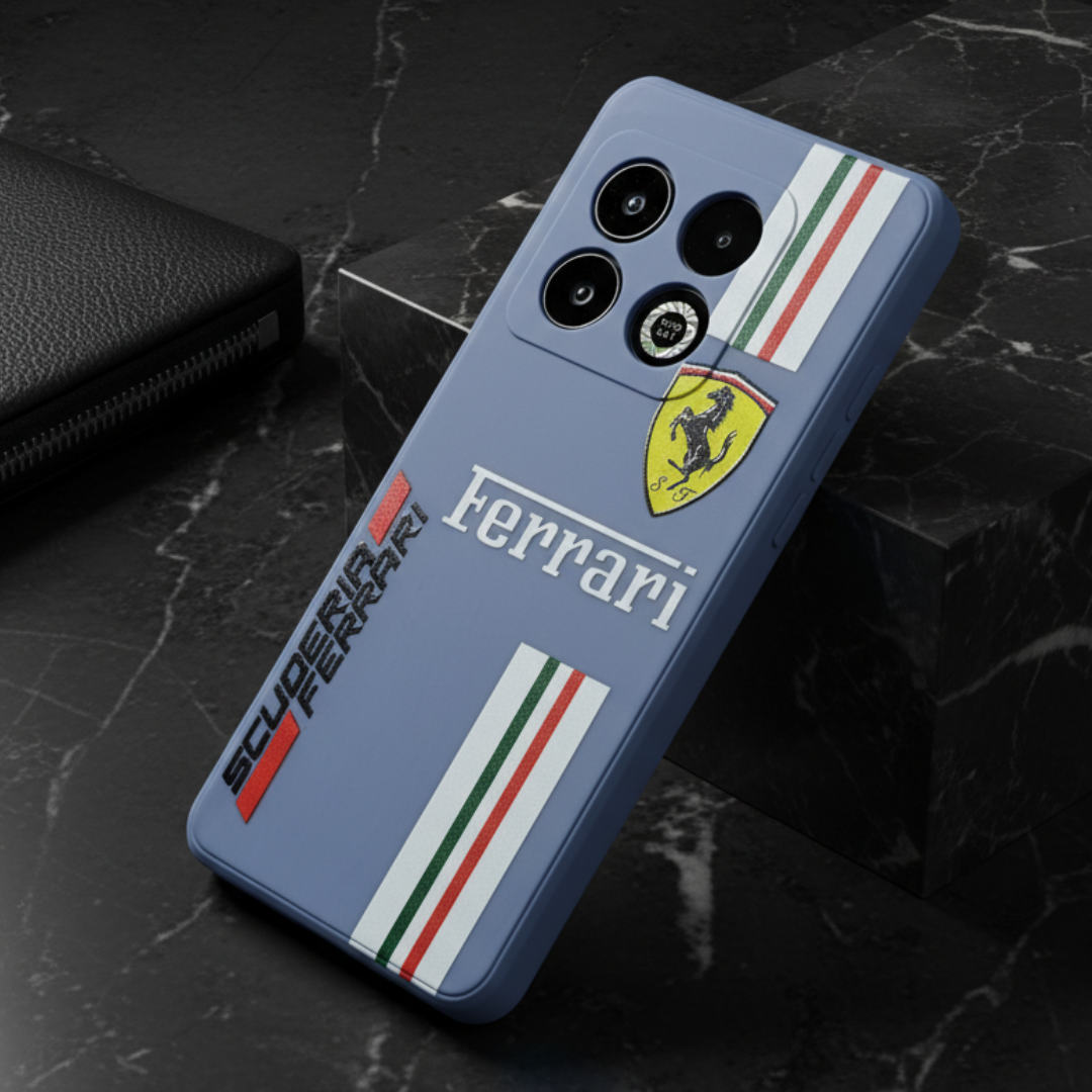 Blue SCUFERRA Embossed Silicone case for Oneplus 10 Pro — Goodsys