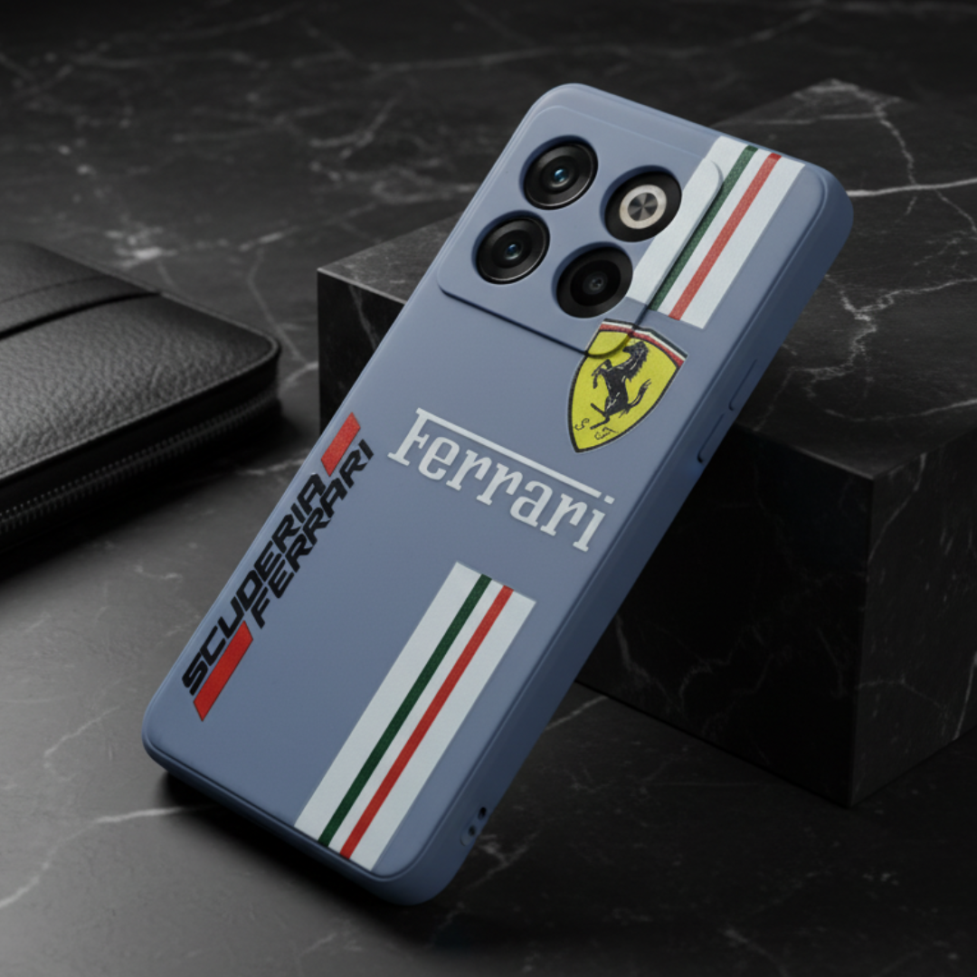 Blue SCUFERRA Embossed Silicone case for Oneplus 10T — Goodsys