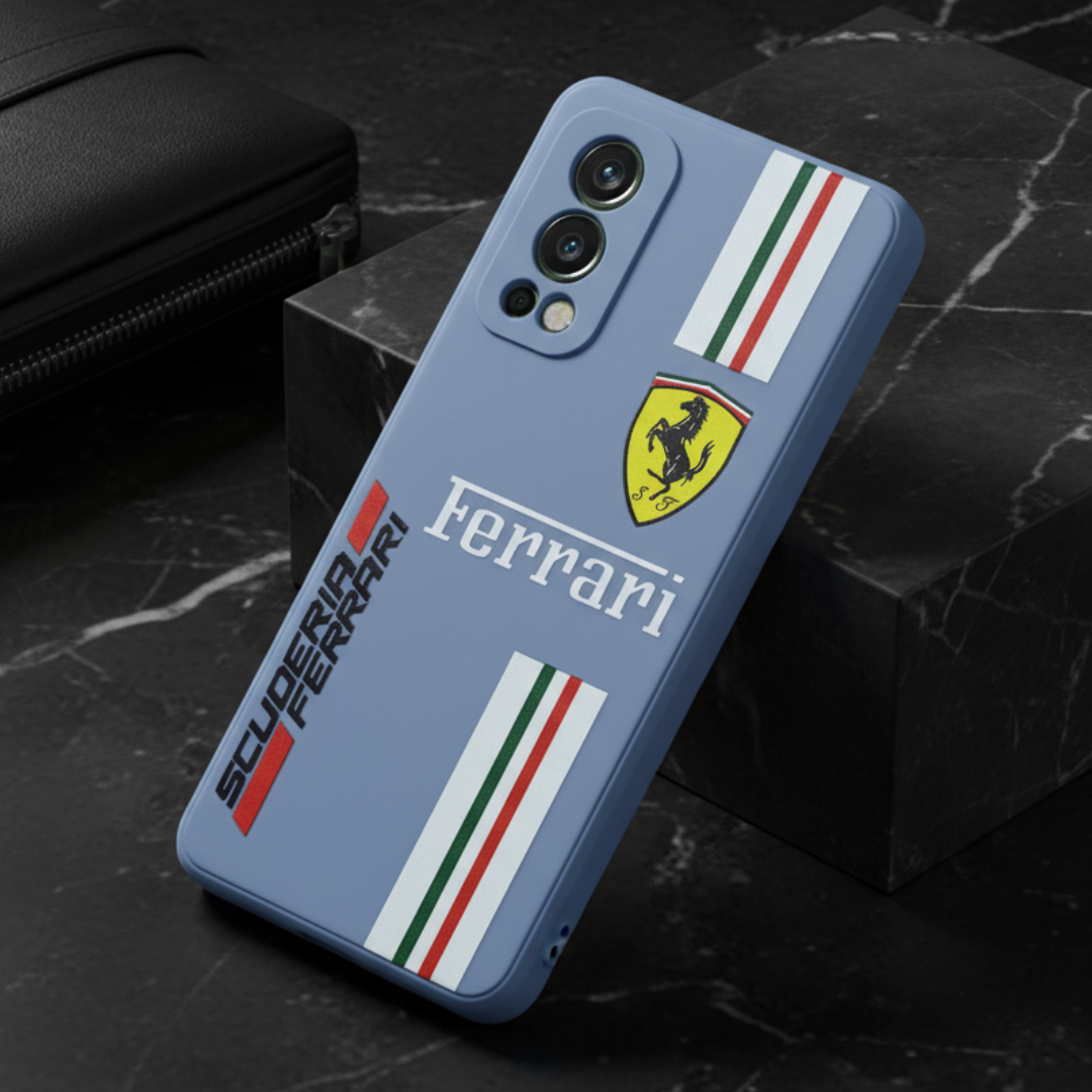 Blue SCUFERRA Embossed Silicone case for Oneplus Nord 2 — Goodsys