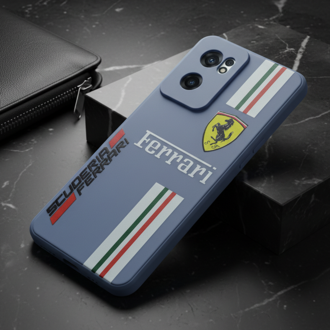 Blue SCUFERRA Embossed Silicone case for Oneplus Nord CE 2 — Goodsys