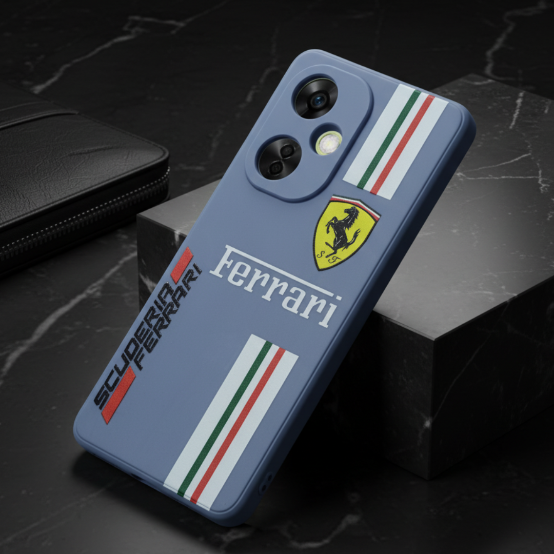 Blue SCUFERRA Embossed Silicone case for Oneplus Nord CE 3 Lite — Goodsys