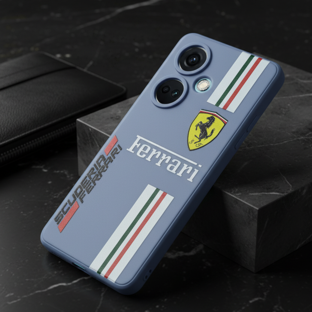 Blue SCUFERRA Embossed Silicone case for Oneplus Nord CE 3 — Goodsys