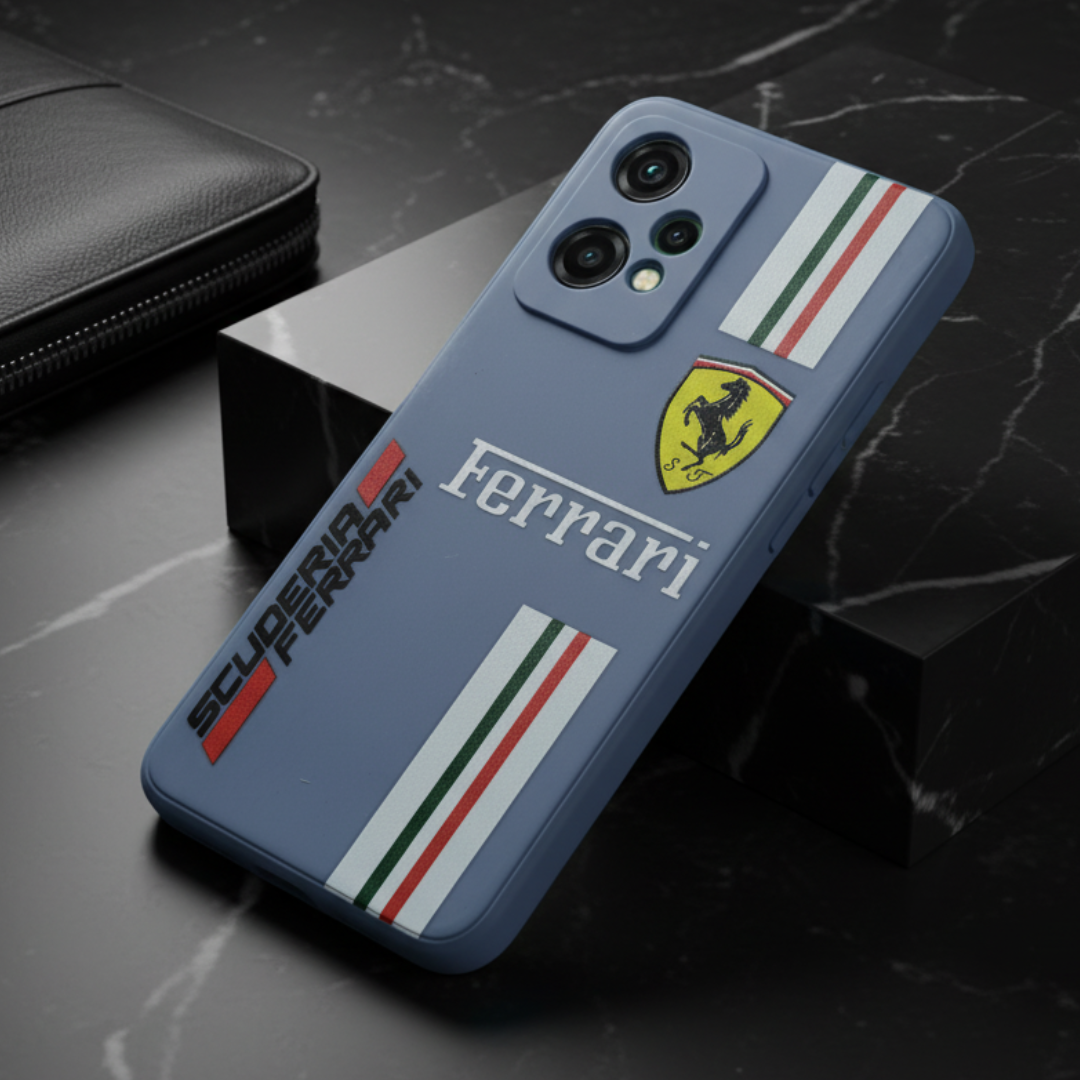 Blue SCUFERRA Embossed Silicone case for Oneplus Nord CE 2 Lite — Goodsys