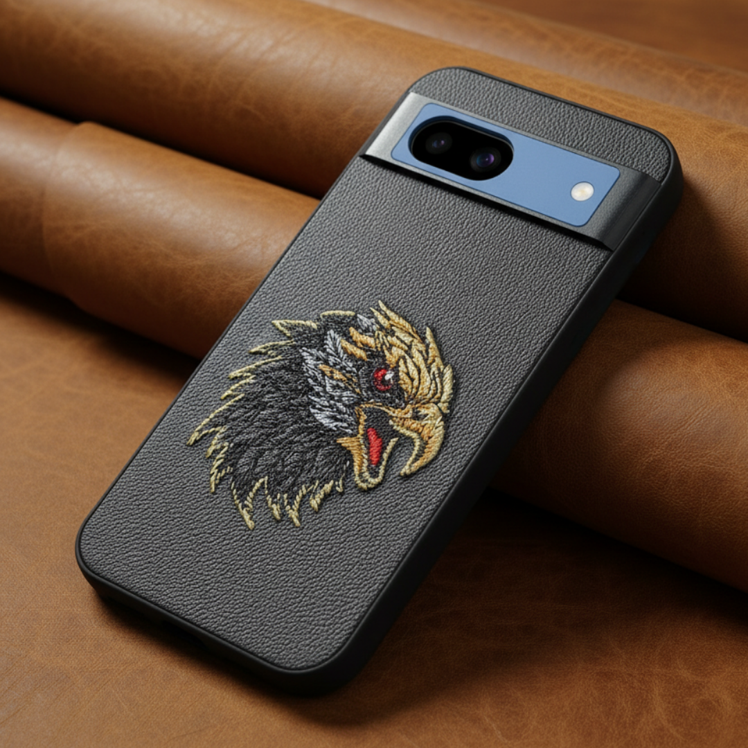 Black Leather Eagle OC Ornamented for Google Pixel 8a — Goodsys