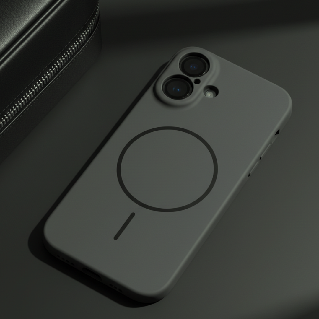 CAVEN Grey Silicone case for Apple iphone 16 — Goodsys