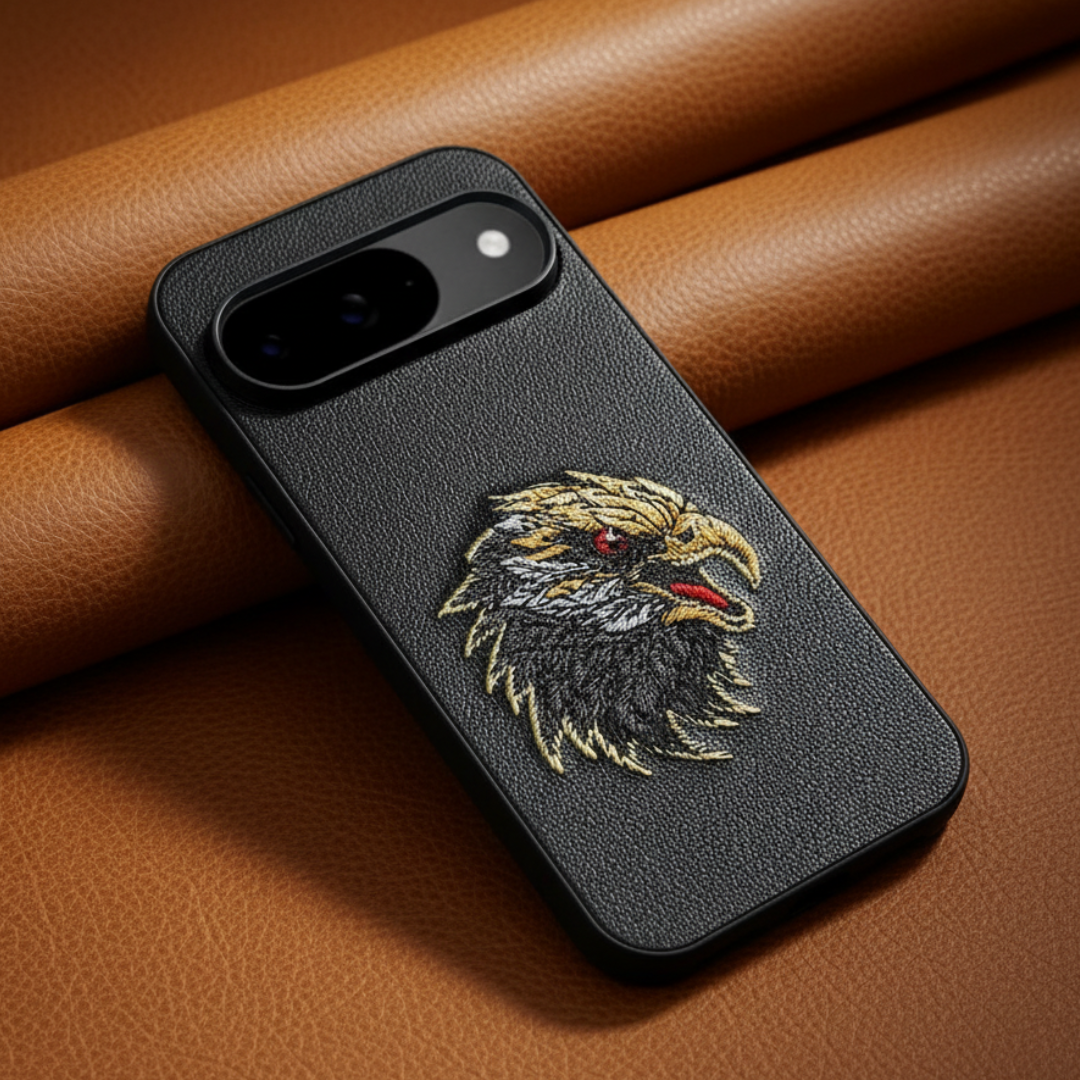 Black Leather Eagle OC Ornamented for Google Pixel 9 — Goodsys