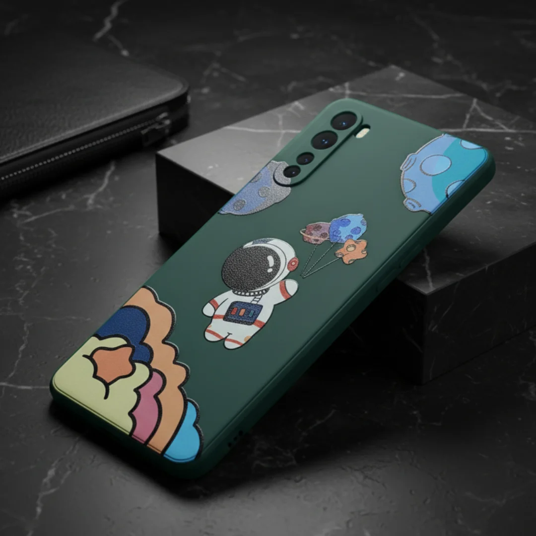 Green Baloon Astro Embossed Silicone Case for Oneplus Nord — Goodsys