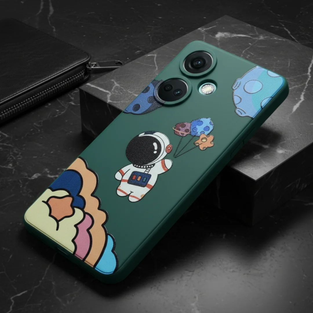 Green Baloon Astro Embossed Silicone Case for Oneplus Nord CE 3 — Goodsys