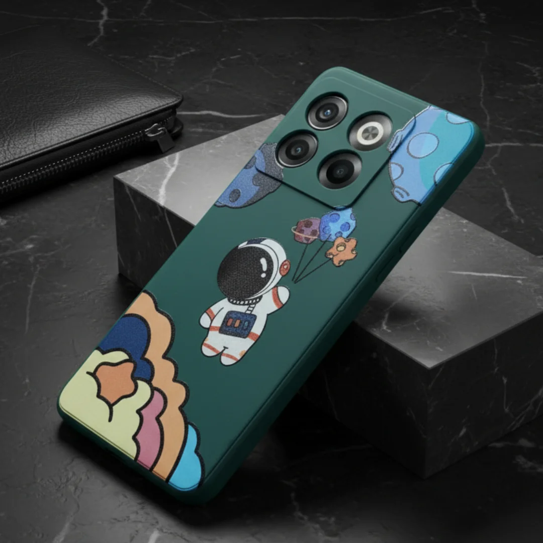 Green Baloon Astro Embossed Silicone Case for Oneplus 10T — Goodsys