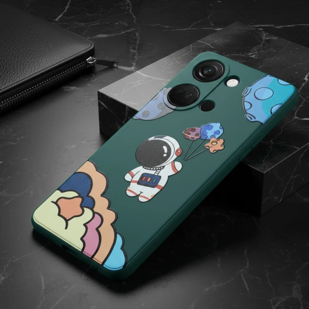 Green Baloon Astro Embossed Silicone Case for Oneplus Nord 3 — Goodsys