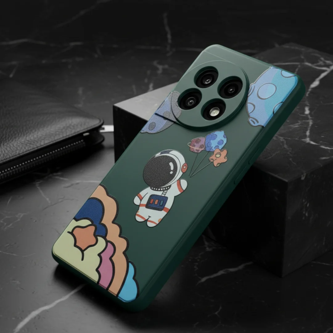 Green Baloon Astro Embossed Silicone Case for Oneplus 11r — Goodsys