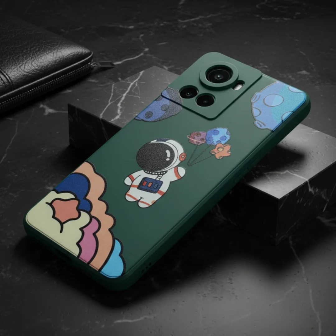 Green Baloon Astro Embossed Silicone Case for Oneplus 10r — Goodsys