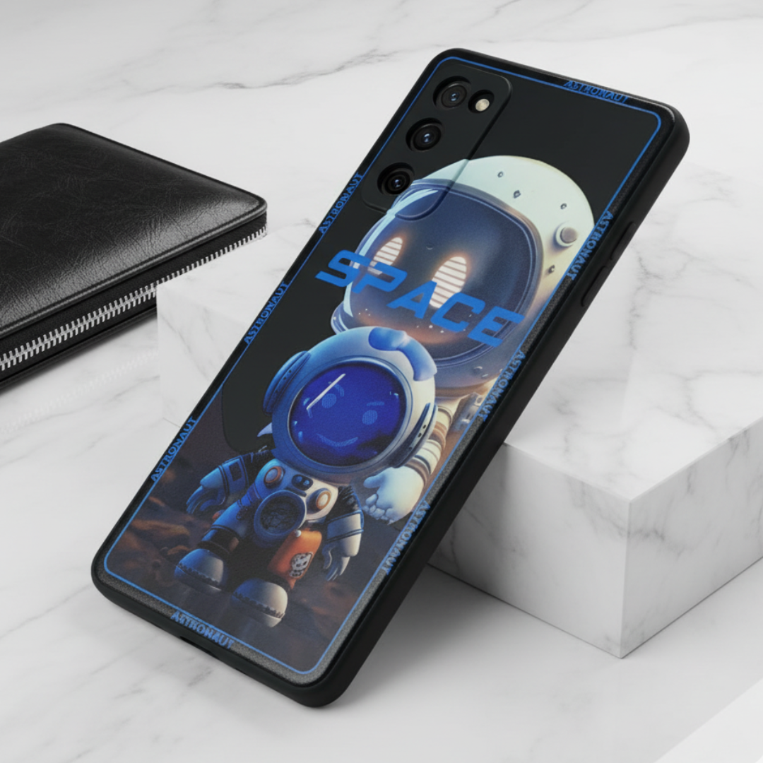 Black SPACE  Embossed Silicone case for Samsung S20 FE — Goodsys