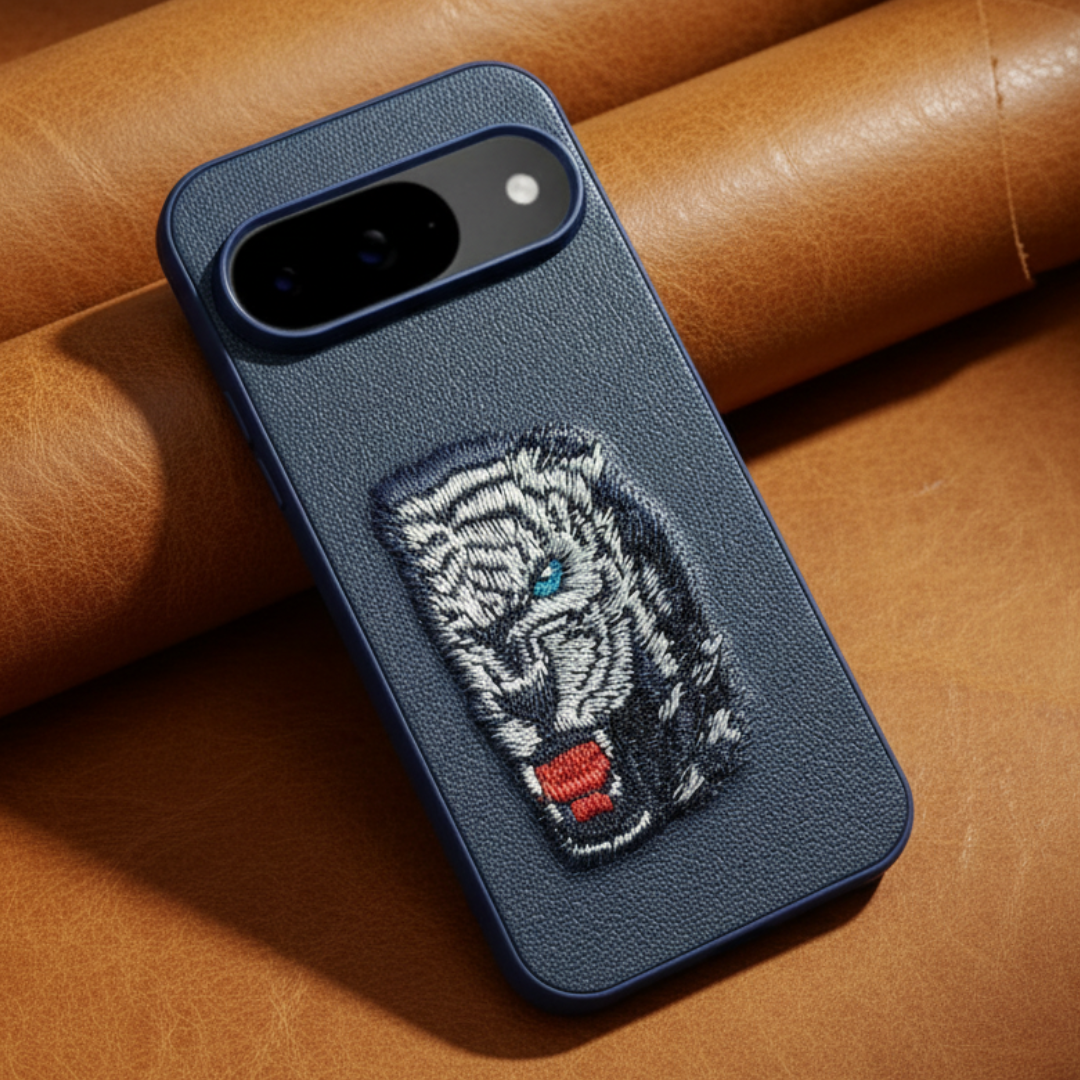 Blue Leather Blue Lion OC Ornamented for Google Pixel 9 — Goodsys