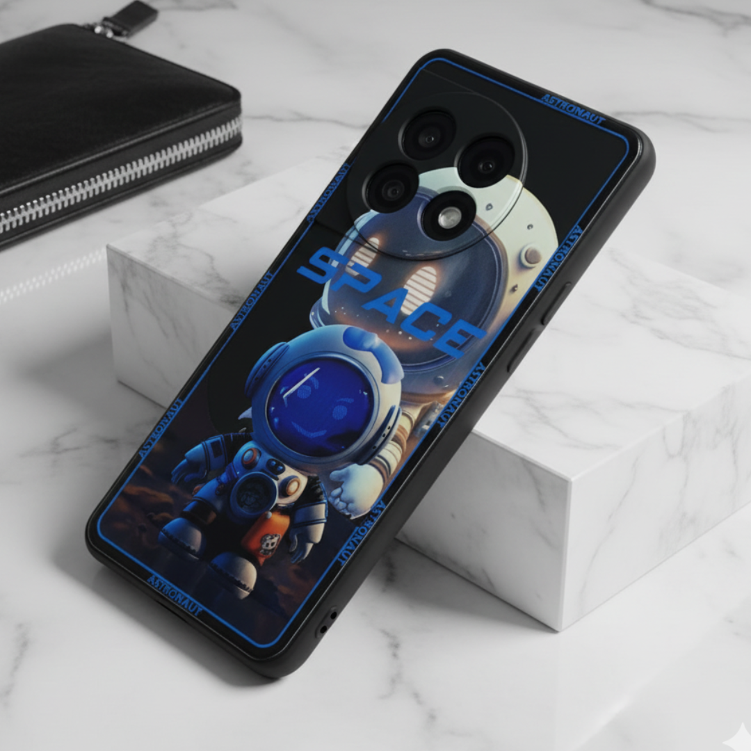 Black SPACE  Embossed Silicone case for Oneplus 11r — Goodsys