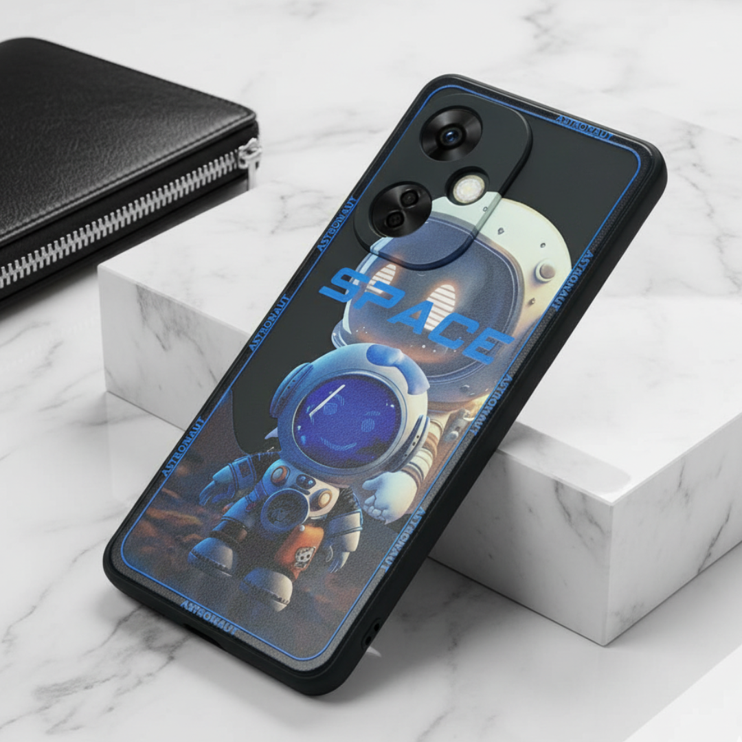 Black SPACE  Embossed Silicone case for Onepus Nord Ce 3 Lite — Goodsys