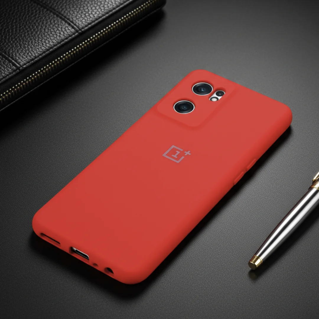 Red Original Camera Safe Silicone case for Oneplus Nord CE 2 — Goodsys