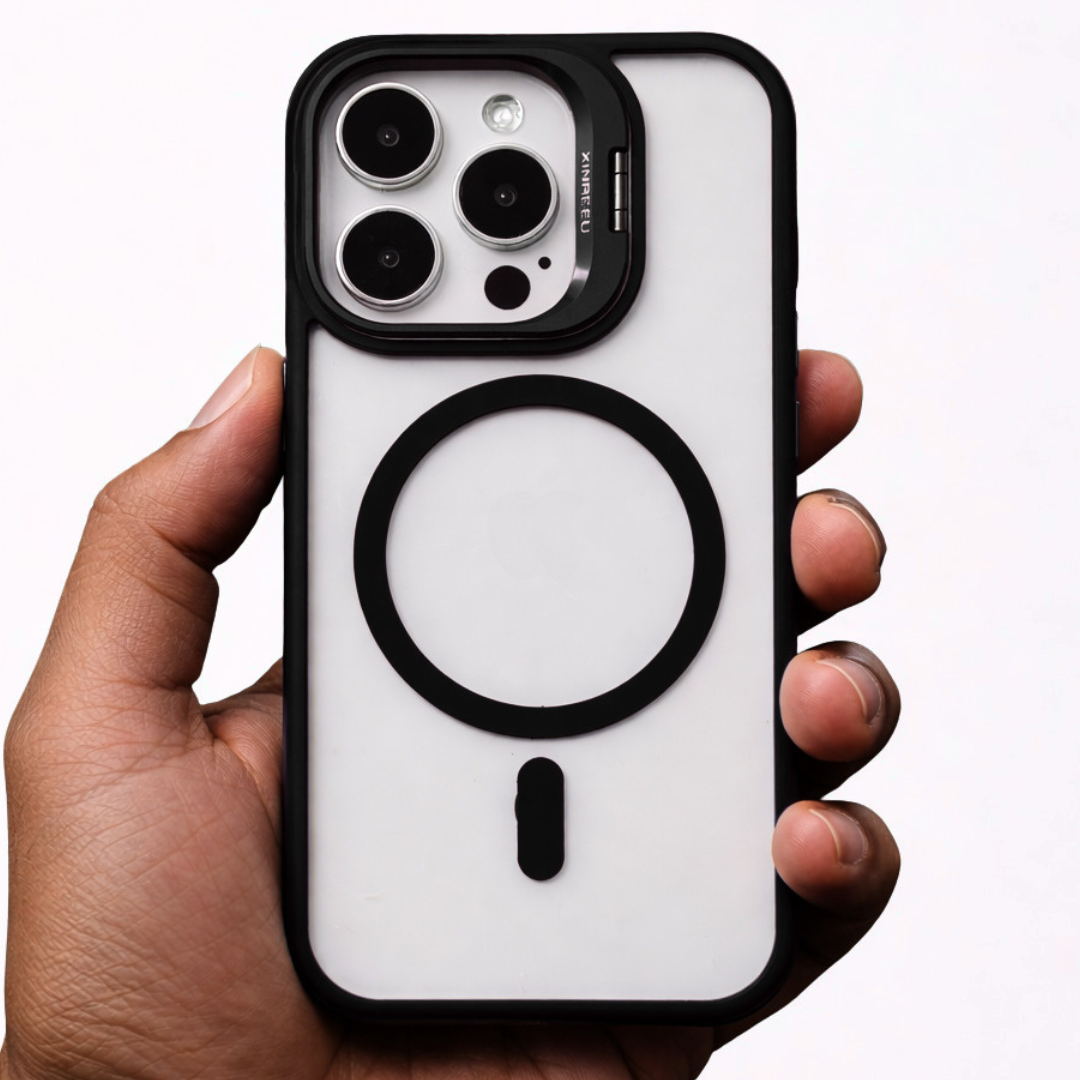 Black XINREEU Transparent Case for Apple iphone 14 Pro