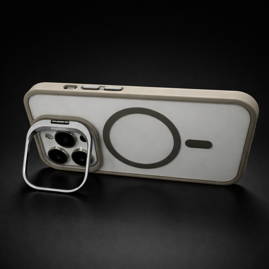 Grey XINREEU Transparent Case for Apple iphone 15 Pro max