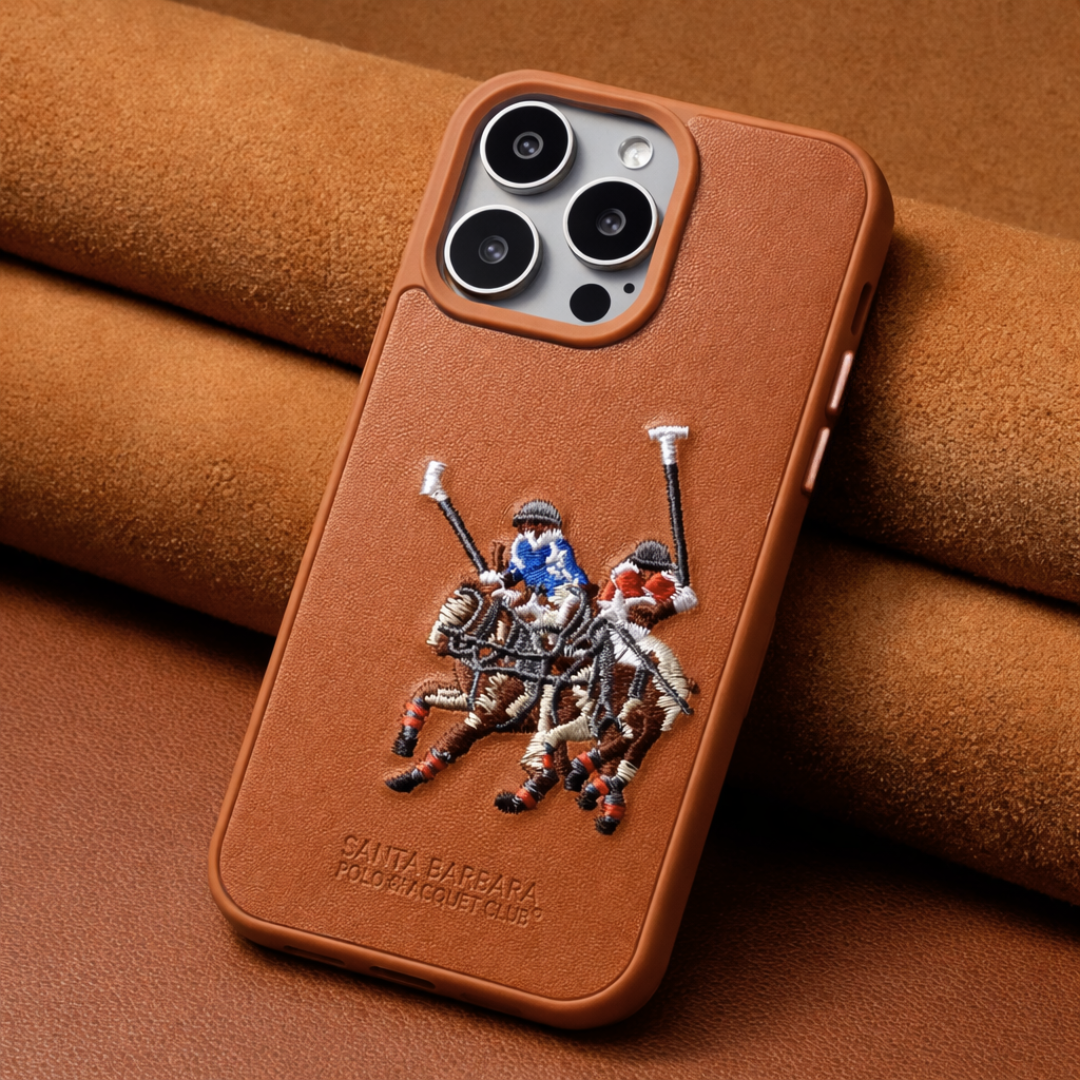 Brown Leather Colorfull Dual Horse for Apple iPhone 14 Pro — Goodsys