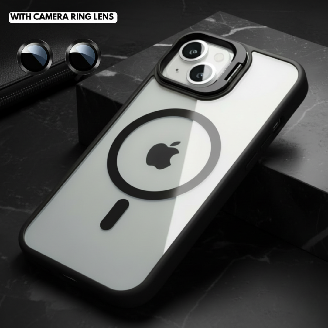 Black XINREEU Transparent Case for Apple iphone 13 — Goodsys