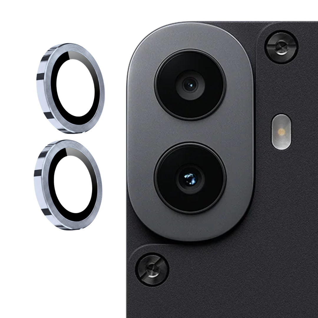 Silver Metallic camera ring lens guard for Phone CMF Phone 1 — Goodsys