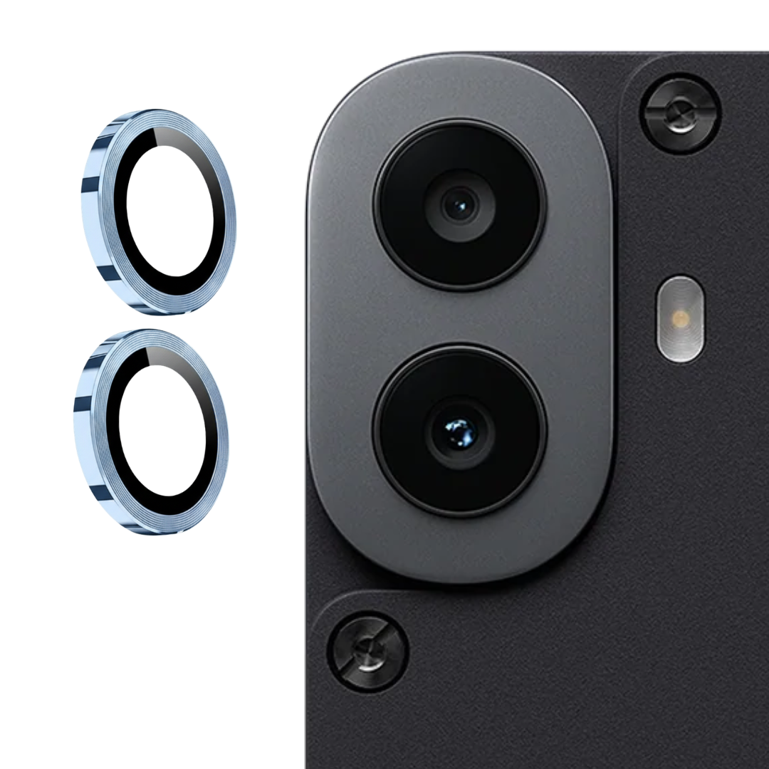 Blue Metallic camera ring lens guard for Phone CMF Phone 1 — Goodsys
