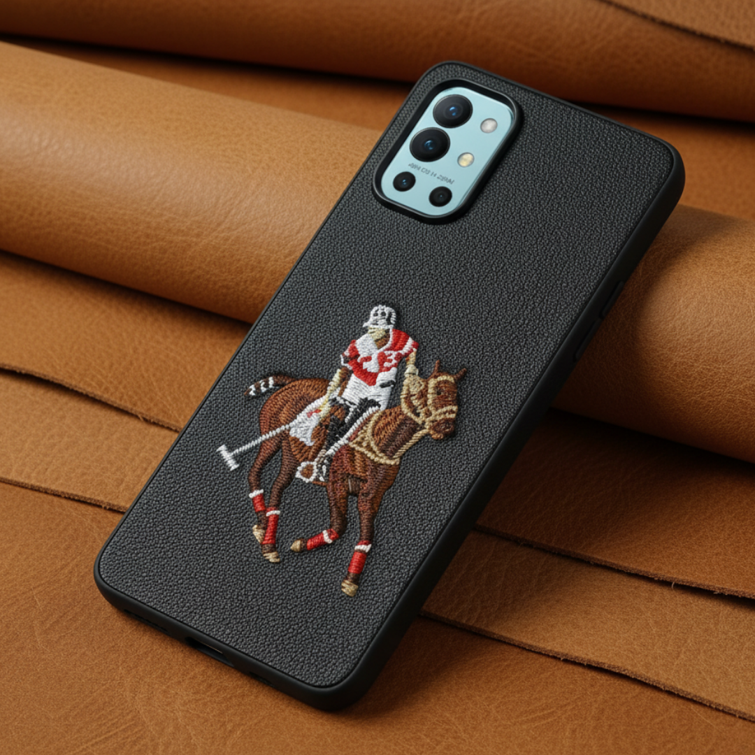 Black Leather Horse Rider OC Ornamented for Oneplus 9r — Goodsys