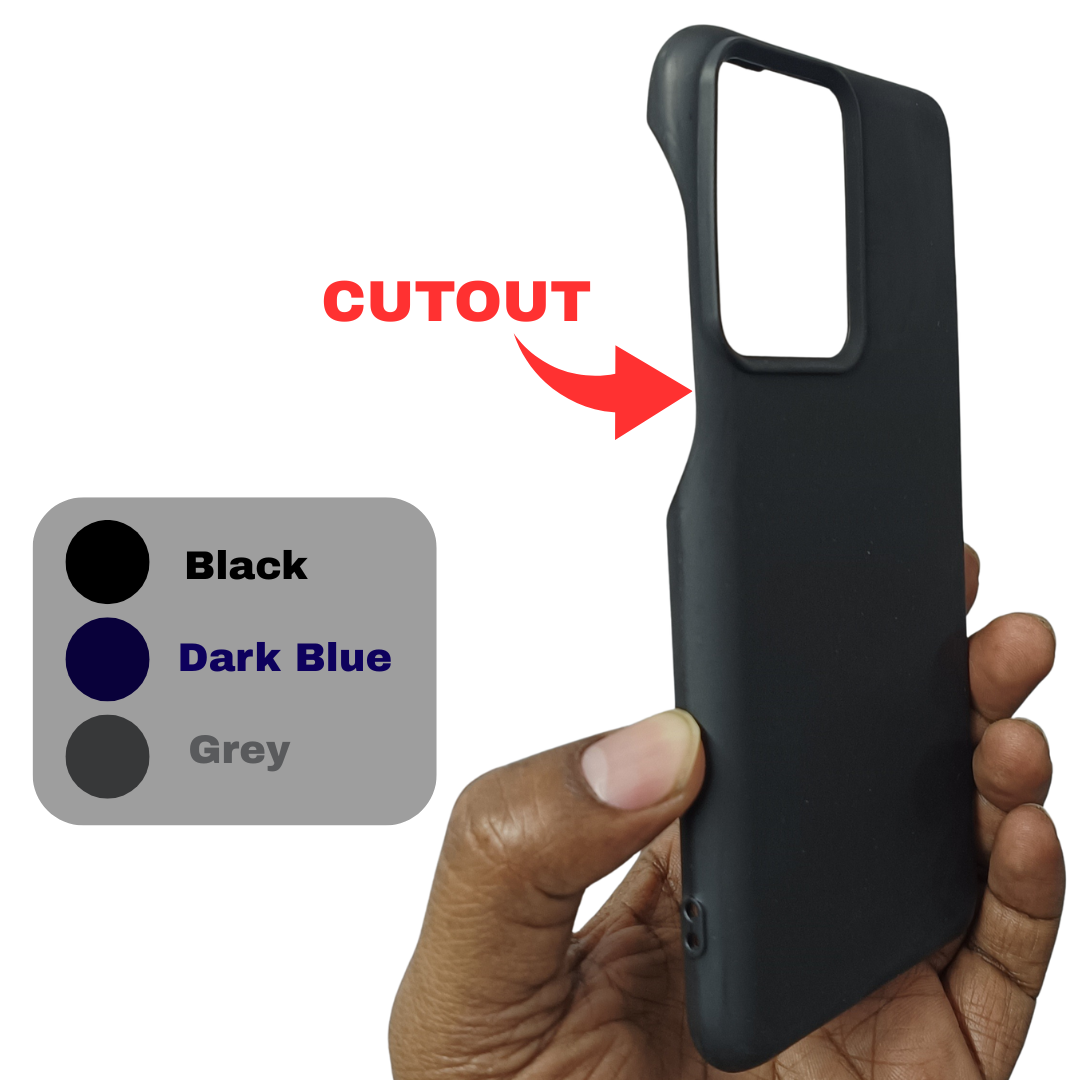 Black Silicone Case for Motorola Edge 50 Pro