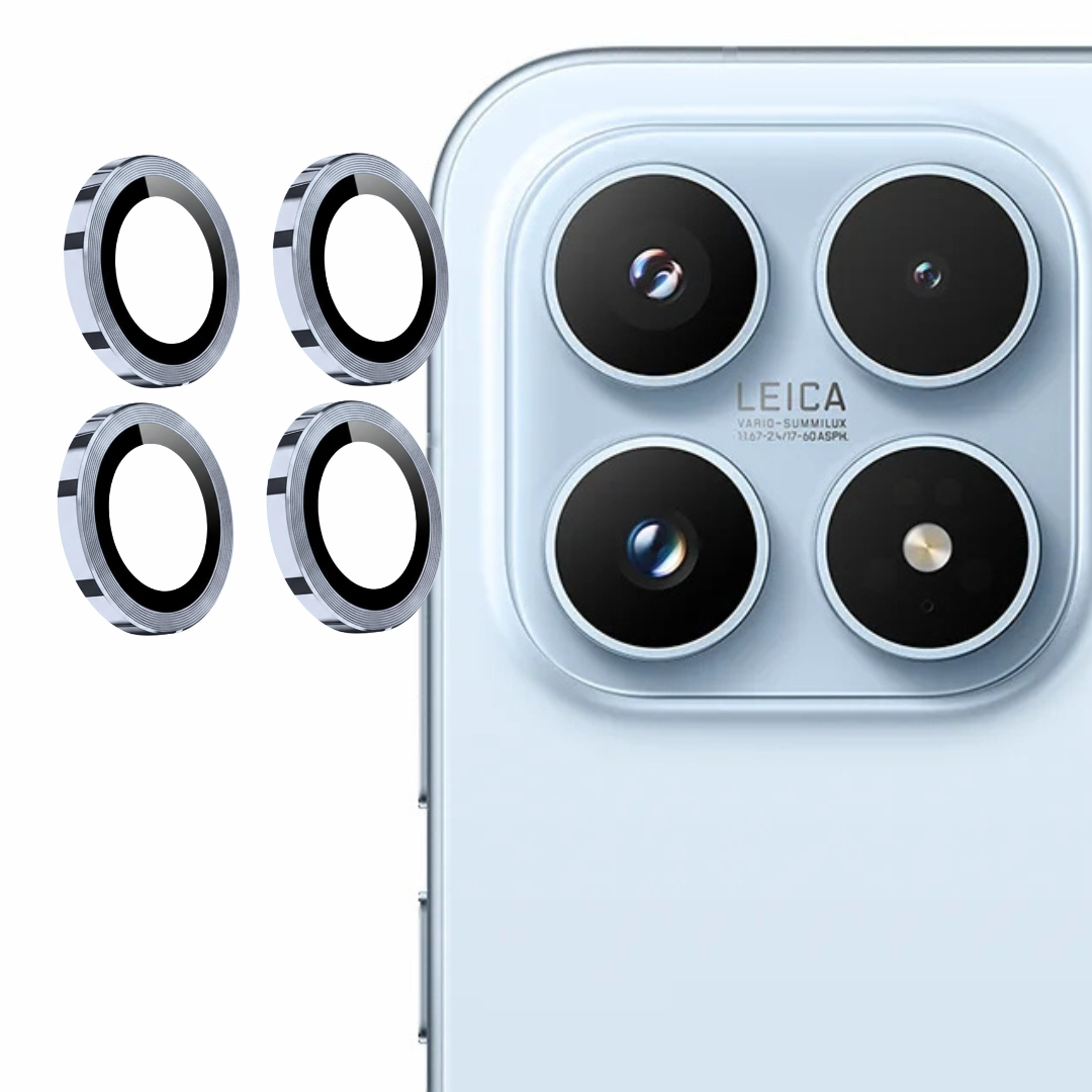 Silver Metallic camera ring lens guard for Xiaomi 17 — Goodsys