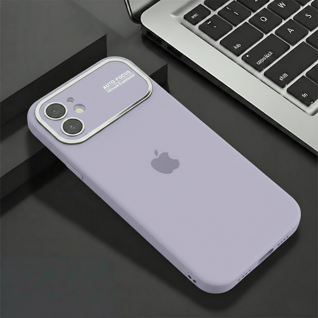 Auto Focus Purple Original Silicone case for Apple iphone 12 — TechGuard