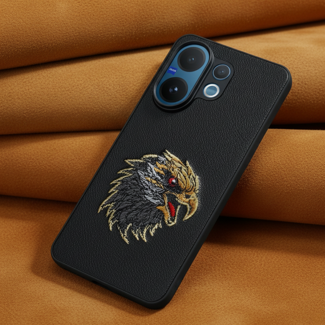 Black Leather Eagle OC Ornamented for Vivo V60 — Goodsys