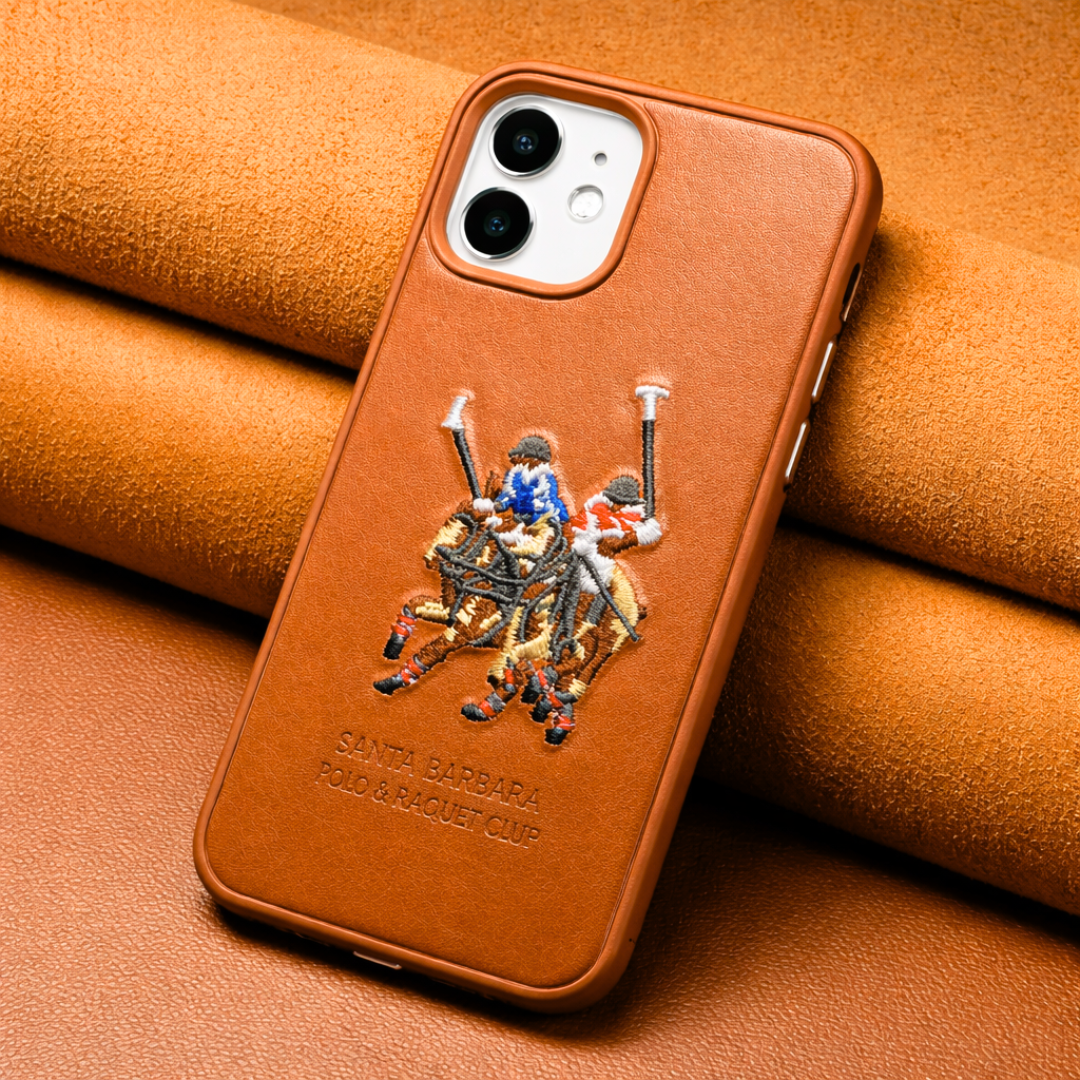 Brown Leather Colorfull Dual Horse for Apple iPhone 11 — Goodsys
