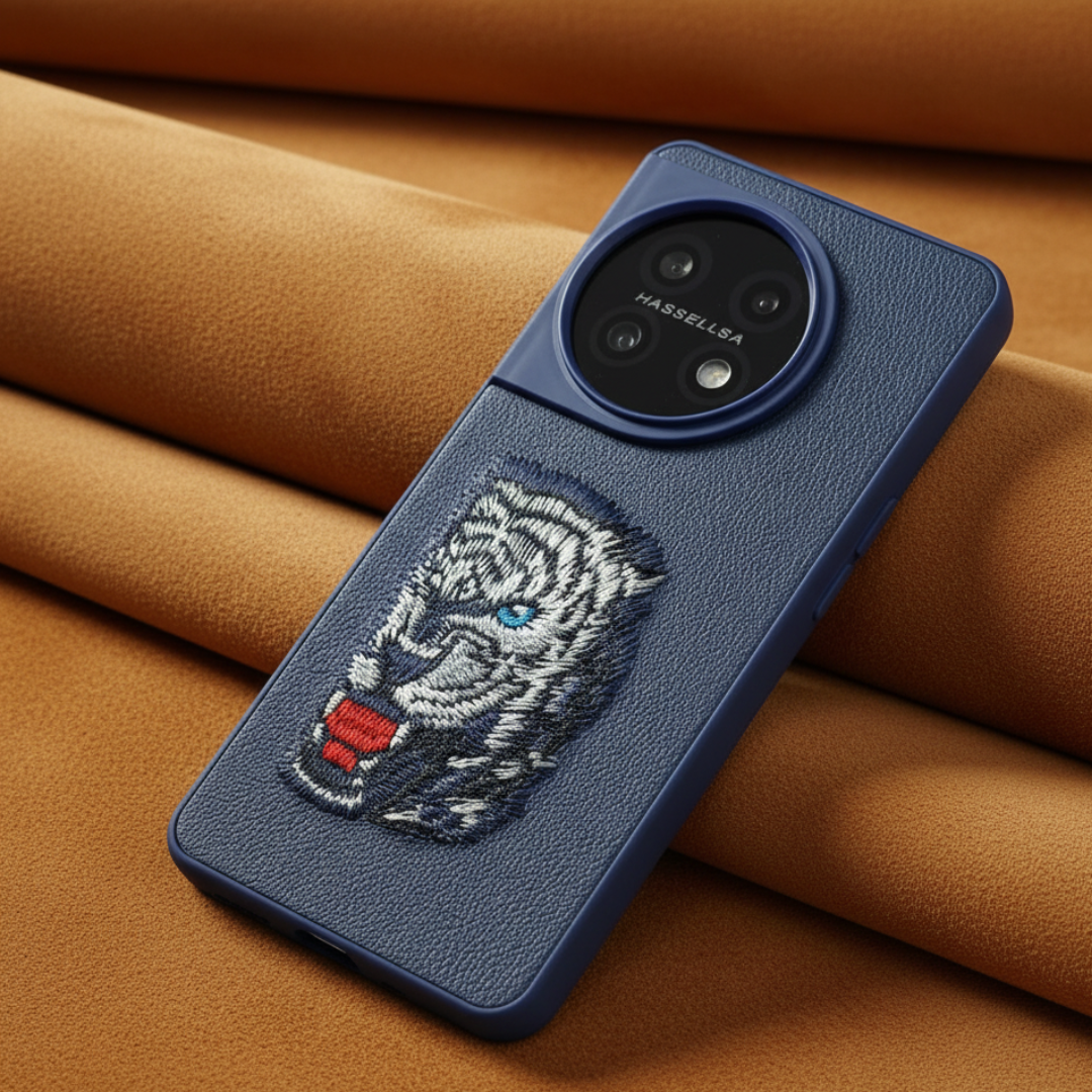 Blue Leather Blue Lion OC Ornamented for Oneplus 11r — Goodsys