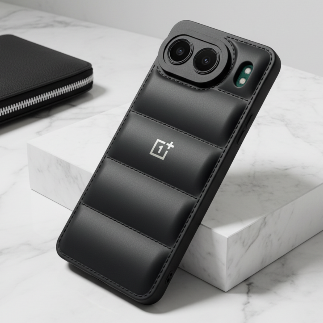 Black Puffon Silicon Case for Oneplus Nord 4 — Goodsys