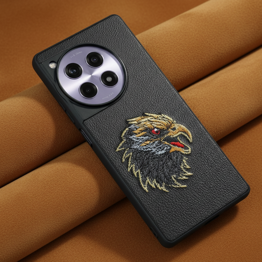Black Leather Eagle OC Ornamented for Oneplus 12r — Goodsys