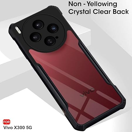 Hybrid Shockproof protective transparent Silicone Case for Vivo X300