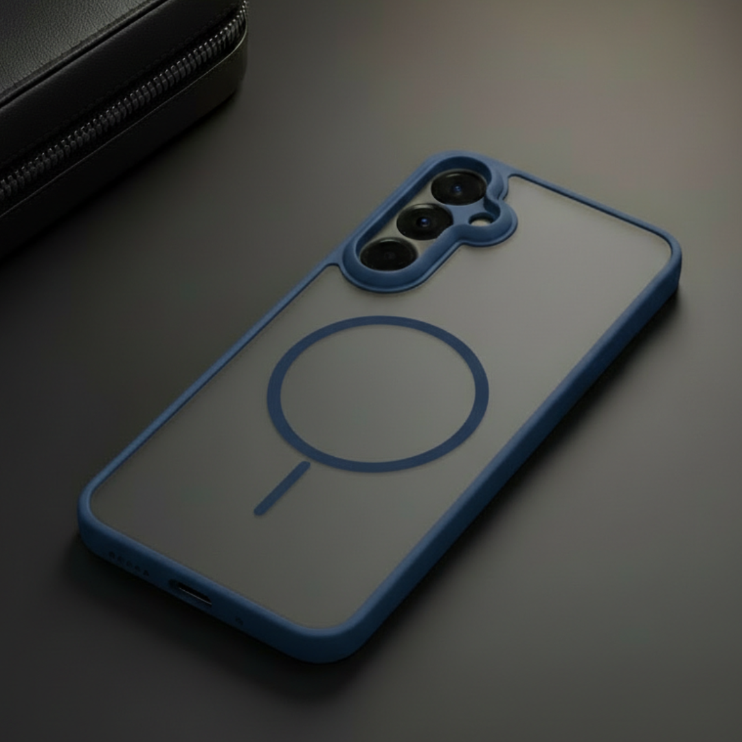 KYRON Dark Blue Matte Case for Samsung A55